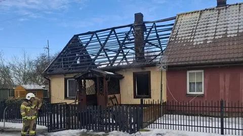 Paliło się w jednej części domu 