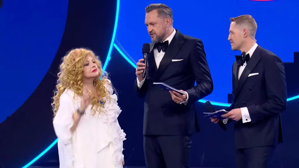 Magda Gessler na konferencji ramówkowej TVN
