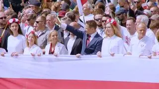 Wielki Marsz Patriotów w Warszawie