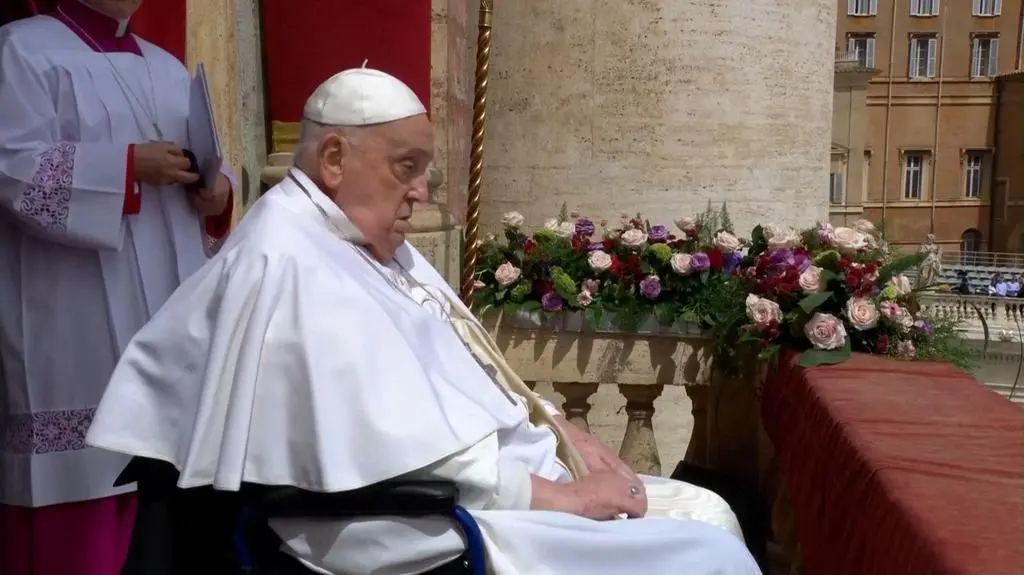 Papież Franciszek pobłogosławił wiernych w Watykanie