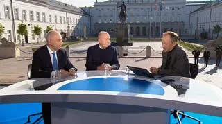 "Rozmowa Piaseckiego". Jacek Sasin i Grzegorz Schetyna gośćmi Konrada Piaseckiego