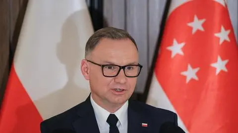 Andrzej Duda w Singapurze