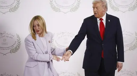 Giorgia Meloni i Donald Trump (13.10.2025)