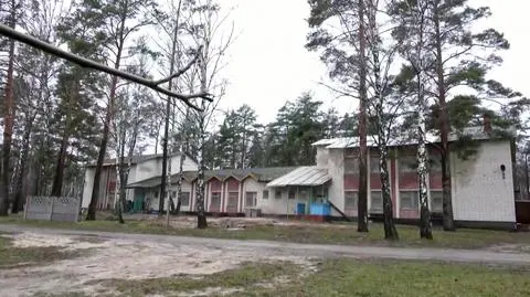 Piwnica w wiosce Jahidna, gdzie byli przetrzymywani cywile. Nagranie archiwalne  