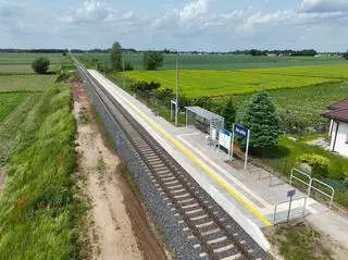 Wyremontowany fragment linii kolejowej Nasielsk-Toruń Wschodni