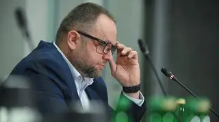 Andrzej Osowiecki w trakcie przesłuchania przez komisję ds. Pegasusa
