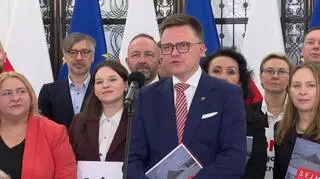 Tak Hołownia żegna się z Sejmem. Transmisja w TVN24 i TVN24+