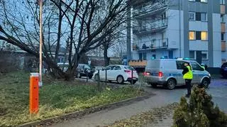 Ruch pociągów został wstrzymany.