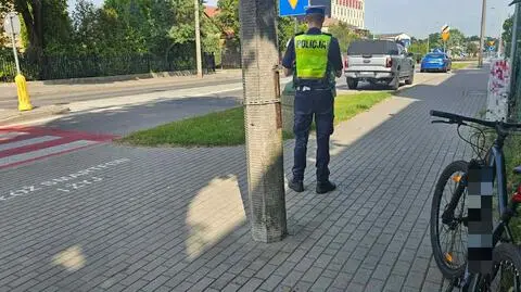 Uderzył w słup 