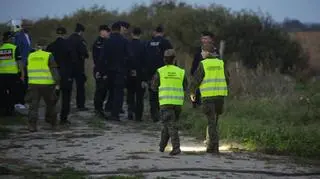 Miejsce znalezienia rosyjskiego drona w miejscowości Korsze