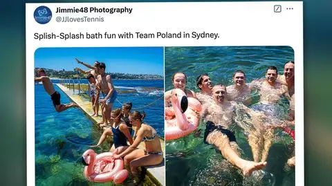 Dużo wody i śmiechu. Polscy tenisiści w egzotycznych okolicznościach