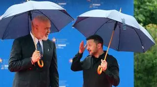 Premier Albanii i Wołodymyr Zełenski 