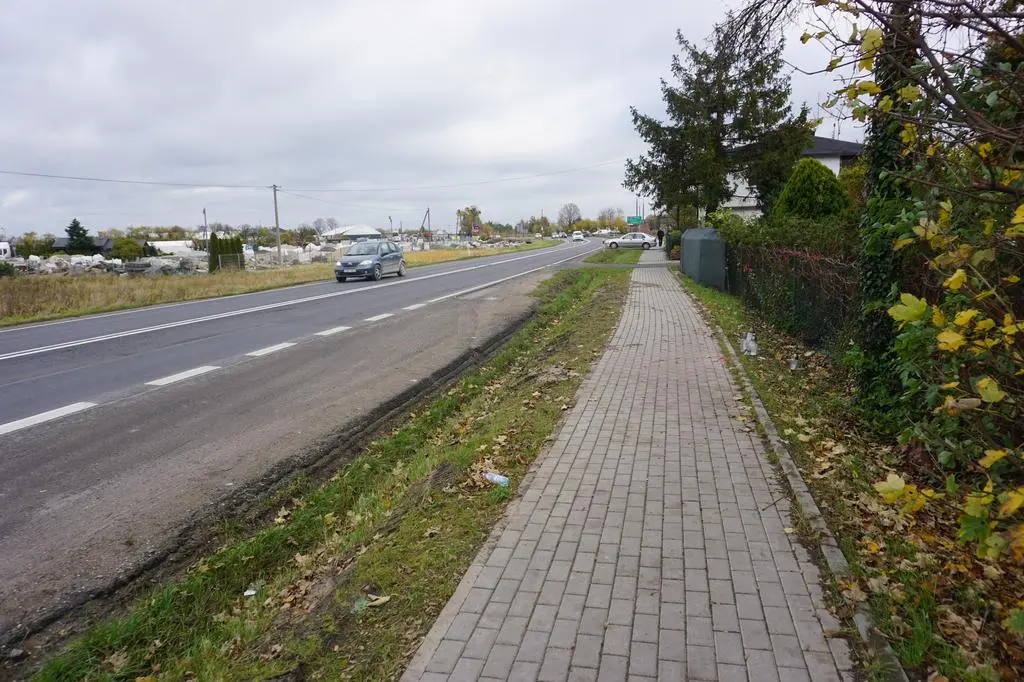 Miejsce, w którym zginął pieszy