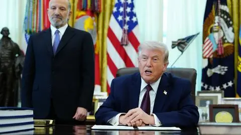 Amerykański przywódca Donald Trump