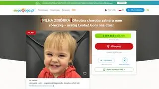 Zbiórka na rzecz Lenki przekroczyła milion złotych
