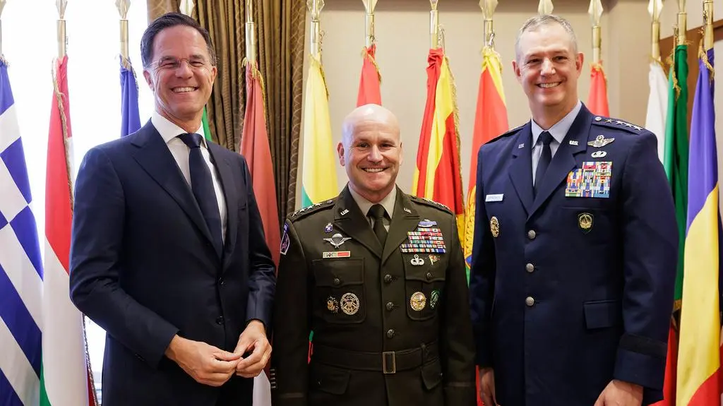 Mark Rutte, Christopher G. Cavoli, Alexus G. Grynkewich 