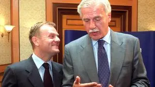 Donald Tusk i Andrzej Olechowski