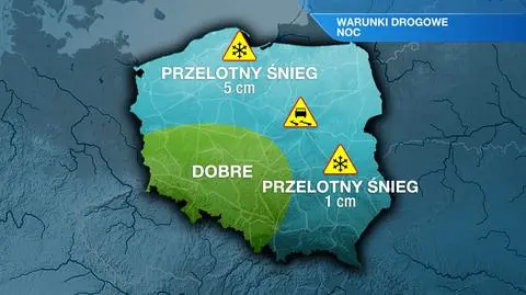 Warunki drogowe w nocy