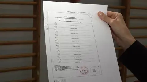 Wzór karty do głosowania w wyborach prezydenckich