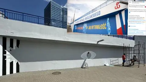 "Zamalowali mural na 80. rocznicę powstania"? Tak. "To błąd"  
