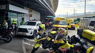 Policja w miejscu ataku napastnika 