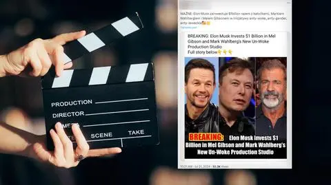 Musk, Gibson i Wahlberg zakładają studio filmowe antywoke? Aktorzy tłumaczą