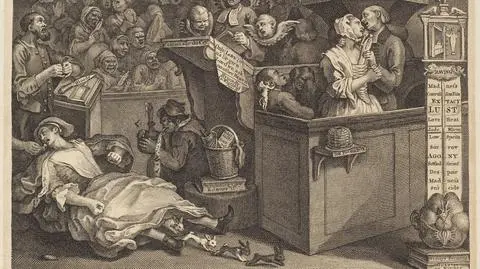 Łatwowierność, przesąd i fanatyzm | 1762, William Hogarth
Artysta, angielski, 1697 - 1764