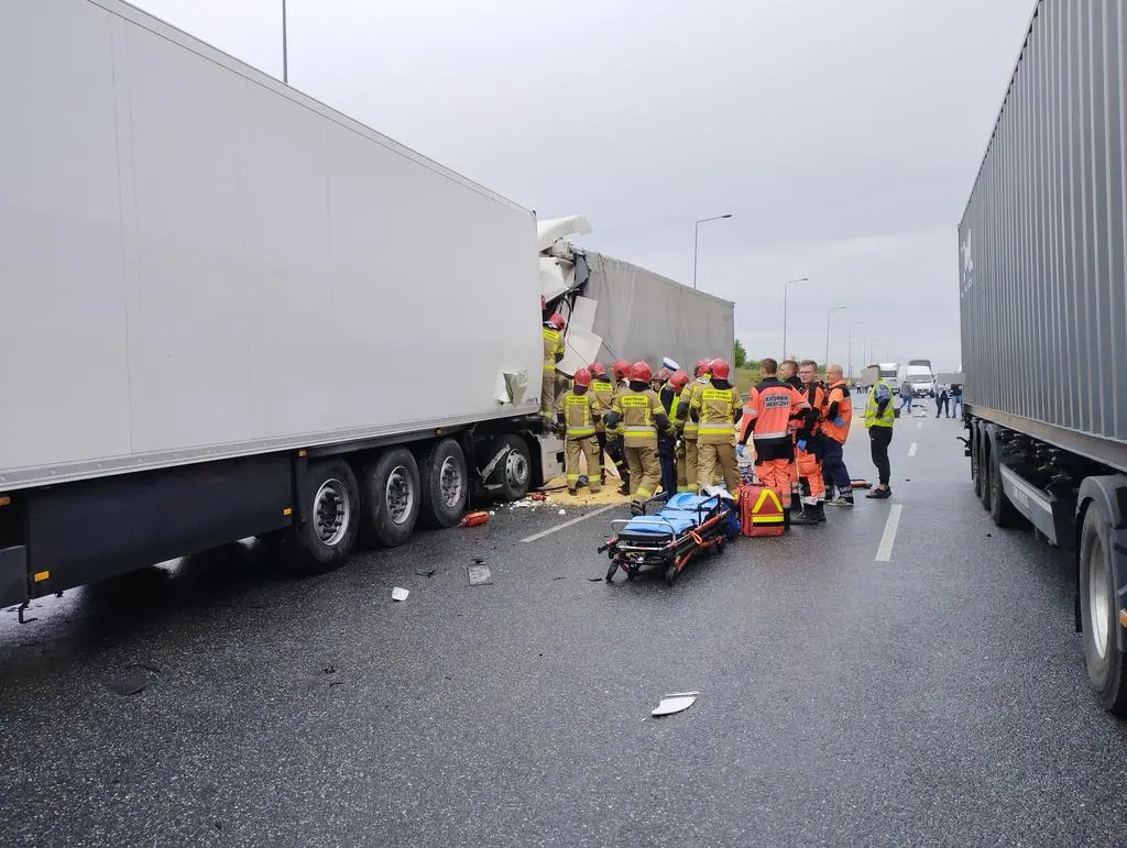 Wypadek na A2