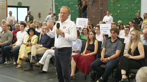 Tusk: nie będę budował swojej pozycji na strachu przed migrantami