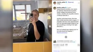 Kamila Sellier po operacji