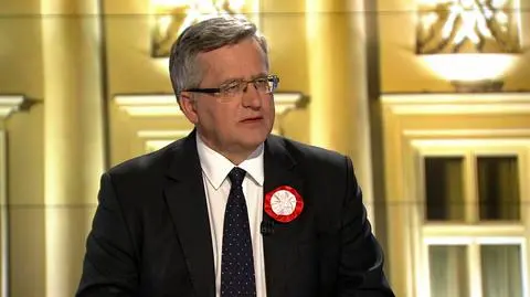 Komorowski o Dudzie: stanie przed wielkim problemem przed Trybunałem Stanu