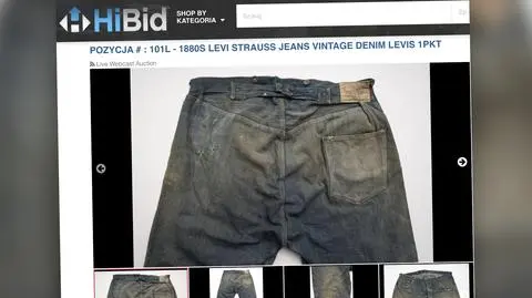 Jeansy z 1886 roku sprzedane na aukcji za blisko 90 tys. dolarów
