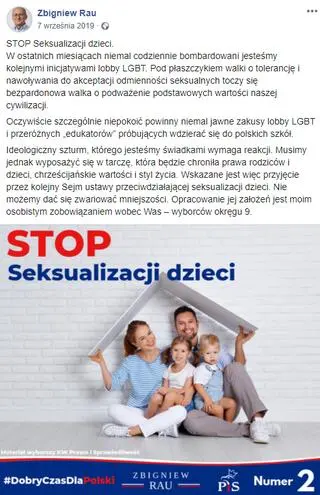 Wpis Zbigniewa Rau