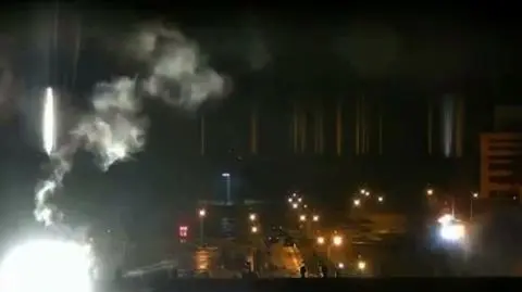 Elektrownia atomowa, Enerhodar, Ukraina (04.03.2022)