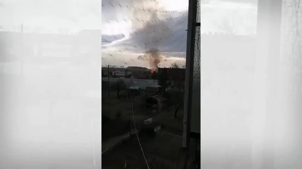 Pożar i wystrzały na składowisku odpadów w Przysiece Polskiej pod Poznaniem