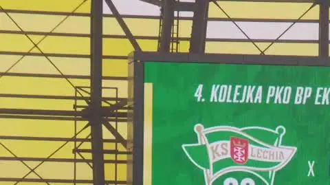 Karol Nawrocki na meczu Lechii Gdańsk