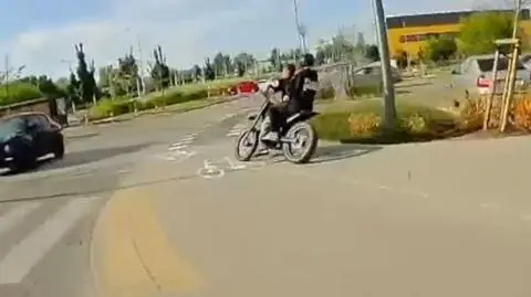 Pościg z motocyklistą