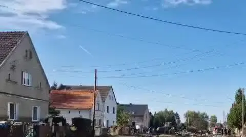 Zerwana droga w Bodzanowie pod Głuchołazami