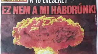 Tak wygląda gazeta "Bors" w publikacji dziennika "Nepszava" 