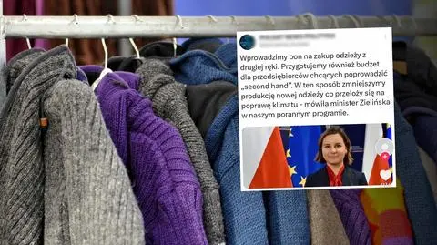 Bony na zakupy w lumpeksach? Tego ministra nie zapowiadała