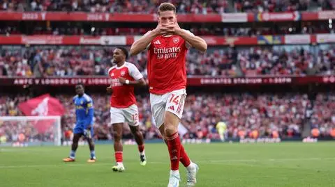 Popis Arsenalu i pierwszy dublet Gyokeresa. Kanonierzy na czele tabeli