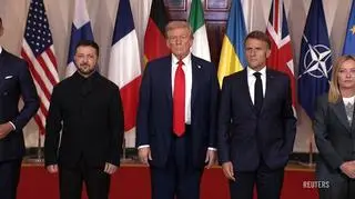 Trump powitał europejskich liderów. Rozpoczęli rozmowy