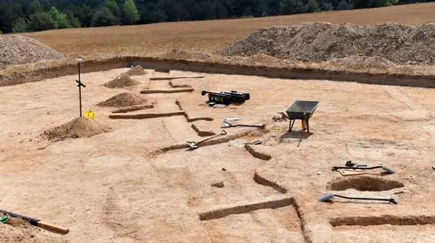 Nowe Objezierze. Wykopaliska archeologiczne (zdjęcie z 2020 roku)