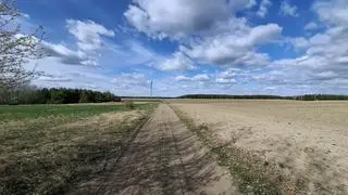 W tej okolicy inwestor chciałby postawić kopalnię wapienia. Teraz są tam pola