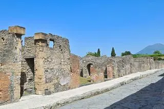 Pompeje. Ruiny starożytnego miasta