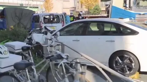 Samochód wjechał w pieszych w Tokio. Są ranni  