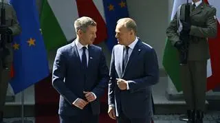 Peter Magyar w Polsce. Konferencja z Donaldem Tuskiem po spotkaniu