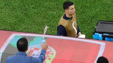 Próbował oblać Ronaldo. Interweniowała ochrona