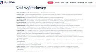 Wiceminister Romanowski wymieniany wśród wykładowców Ligi NGOs