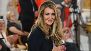 Kelly Loeffler w trakcie uroczystości inwestytury prezydenta na Wielkiego Mistrza Orderu Orła Białego i Orderu Odrodzenia Polski